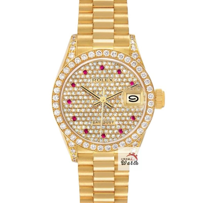【大眾名錶】ROLEX勞力士 69158 Datejust 頂奢款 原裝滿天星面盤 原裝鑽腳/鑽圈 大眾名錶G290-0