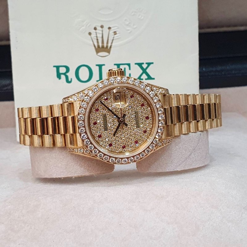【大眾名錶】ROLEX勞力士 69158 Datejust 頂奢款 原裝滿天星面盤 原裝鑽腳/鑽圈 大眾名錶G290-4