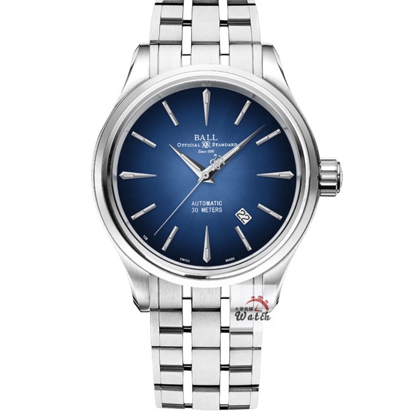 【大眾名錶】BALL 波爾 NM9080D-S1J-BE 鐵路長官 2025/04 未使用新品保固至2028/4/25 漸層藍面盤 大眾名錶B1305-0