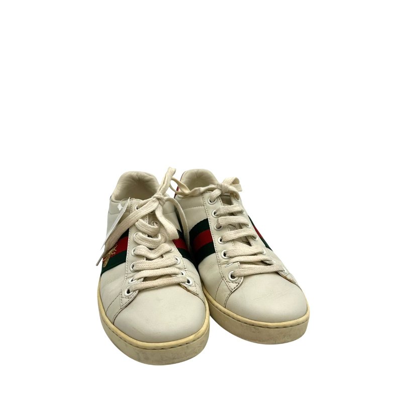 【美收精品】Gucci Ace 系列小白鞋 C-490【隔月月中將轉賣至日本 上架期限30天】-0