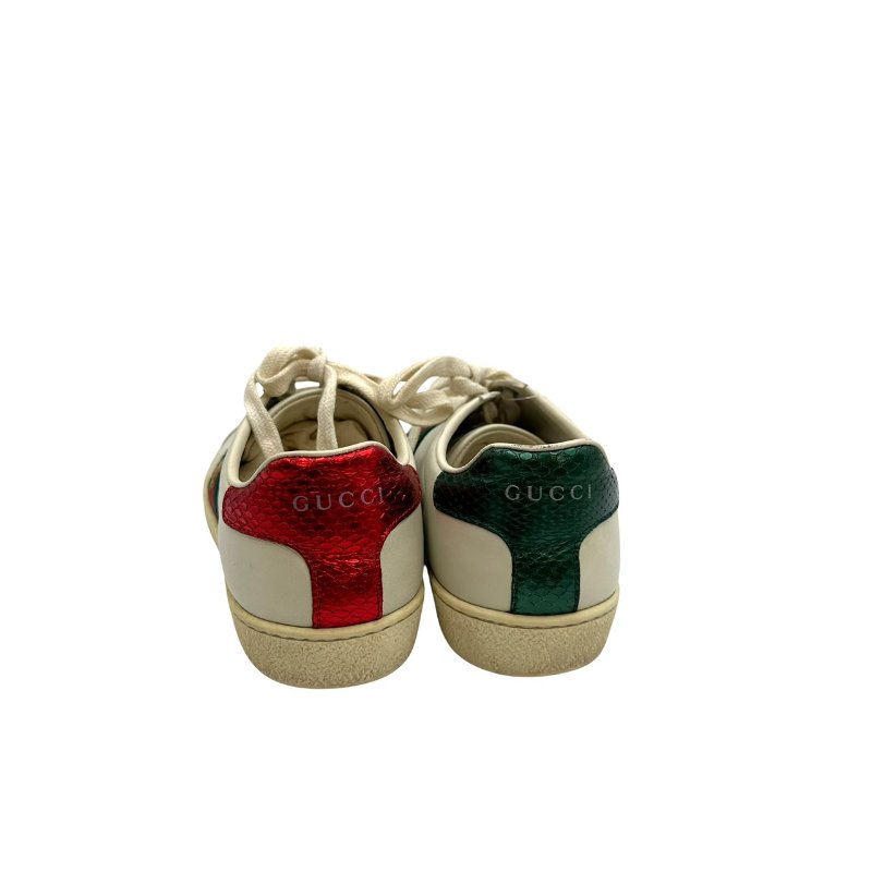 【美收精品】Gucci Ace 系列小白鞋 C-490【隔月月中將轉賣至日本 上架期限30天】-1
