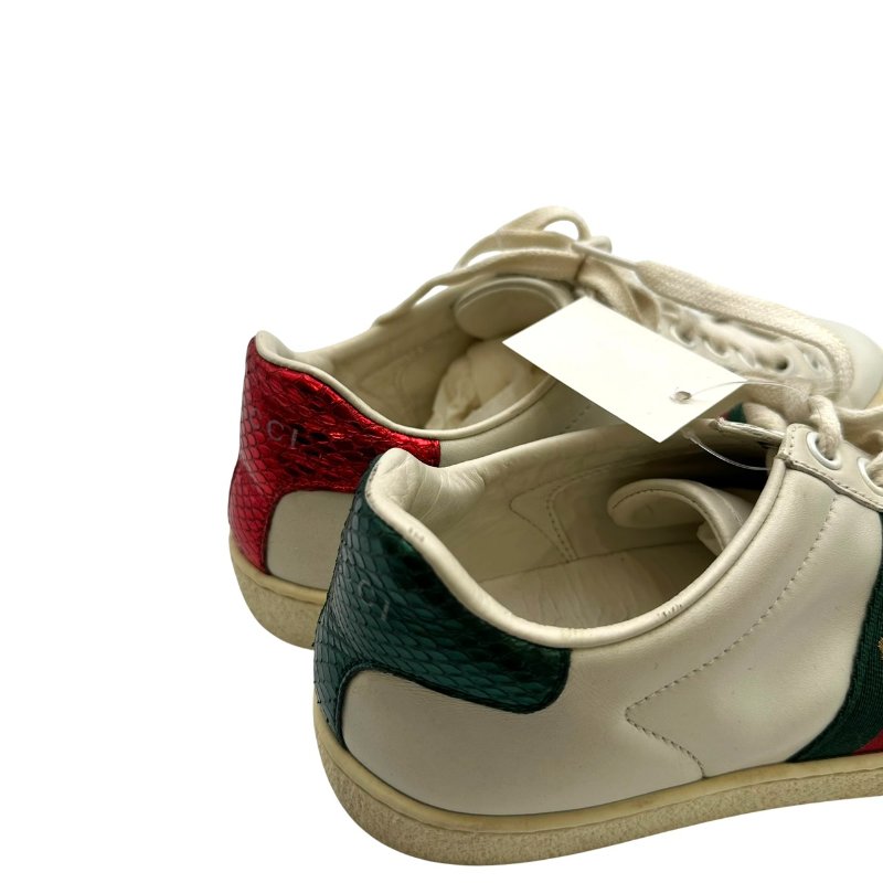 【美收精品】Gucci Ace 系列小白鞋 C-490【隔月月中將轉賣至日本 上架期限30天】-4