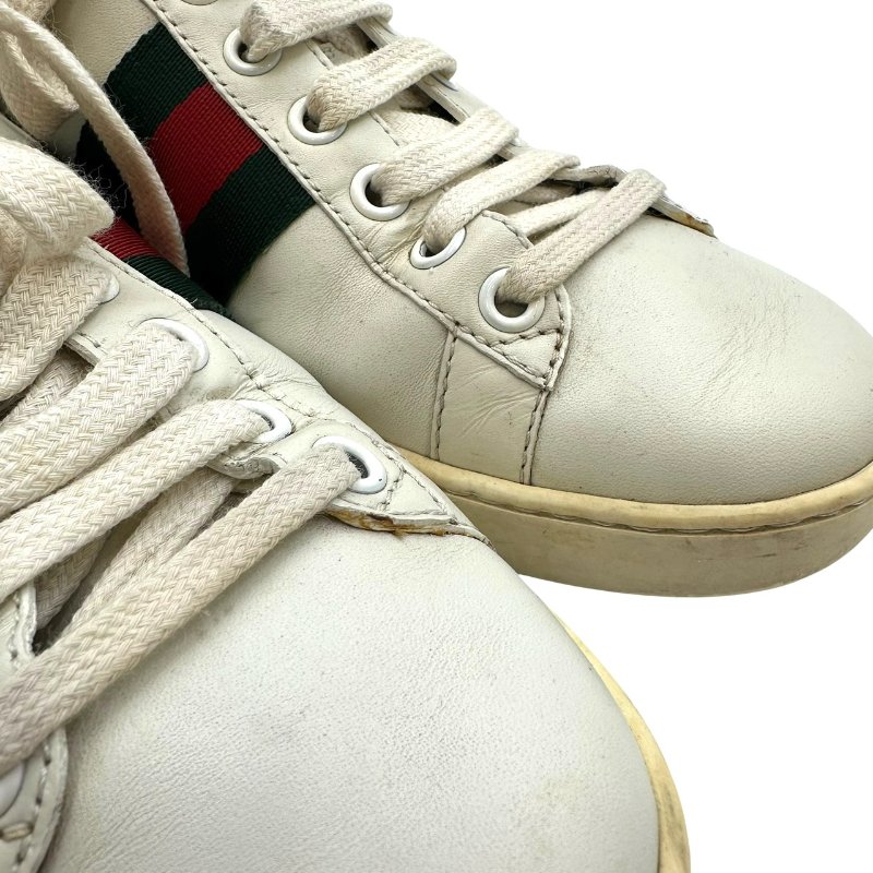 【美收精品】Gucci Ace 系列小白鞋 C-490【隔月月中將轉賣至日本 上架期限30天】-6