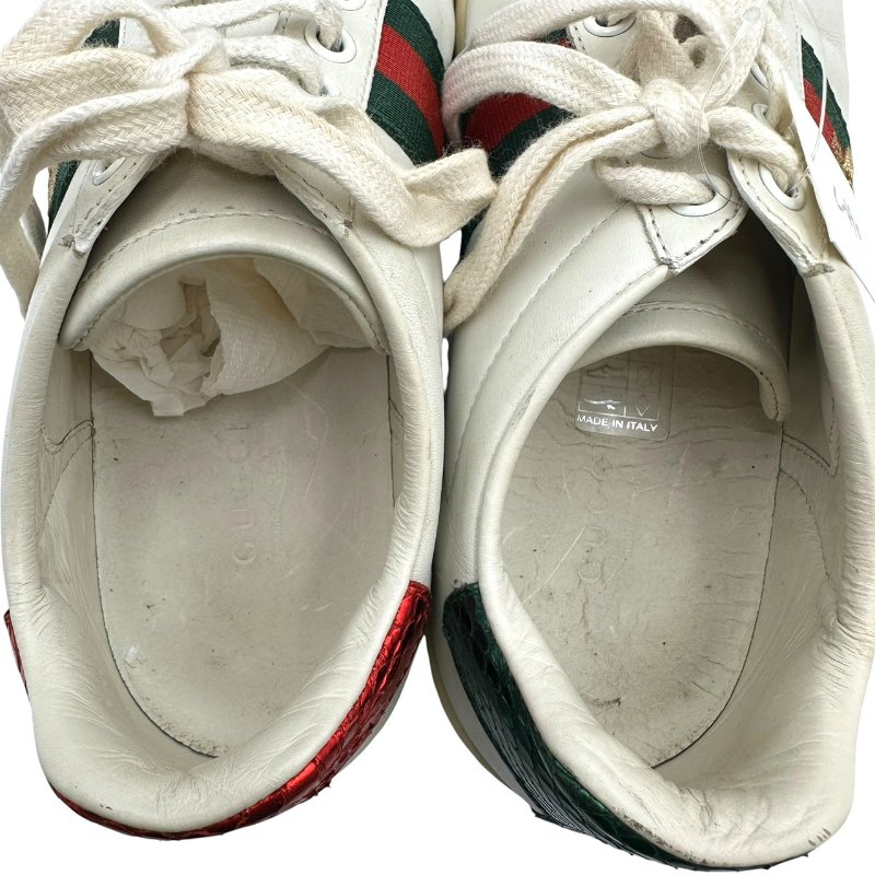 【美收精品】Gucci Ace 系列小白鞋 C-490【隔月月中將轉賣至日本 上架期限30天】-8