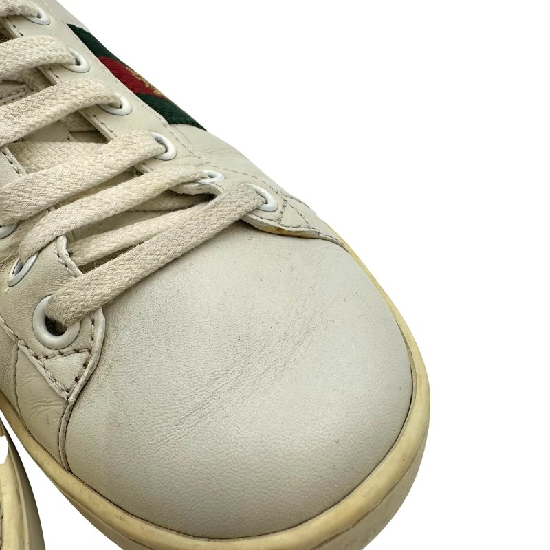 【美收精品】Gucci Ace 系列小白鞋 C-490【隔月月中將轉賣至日本 上架期限30天】-9