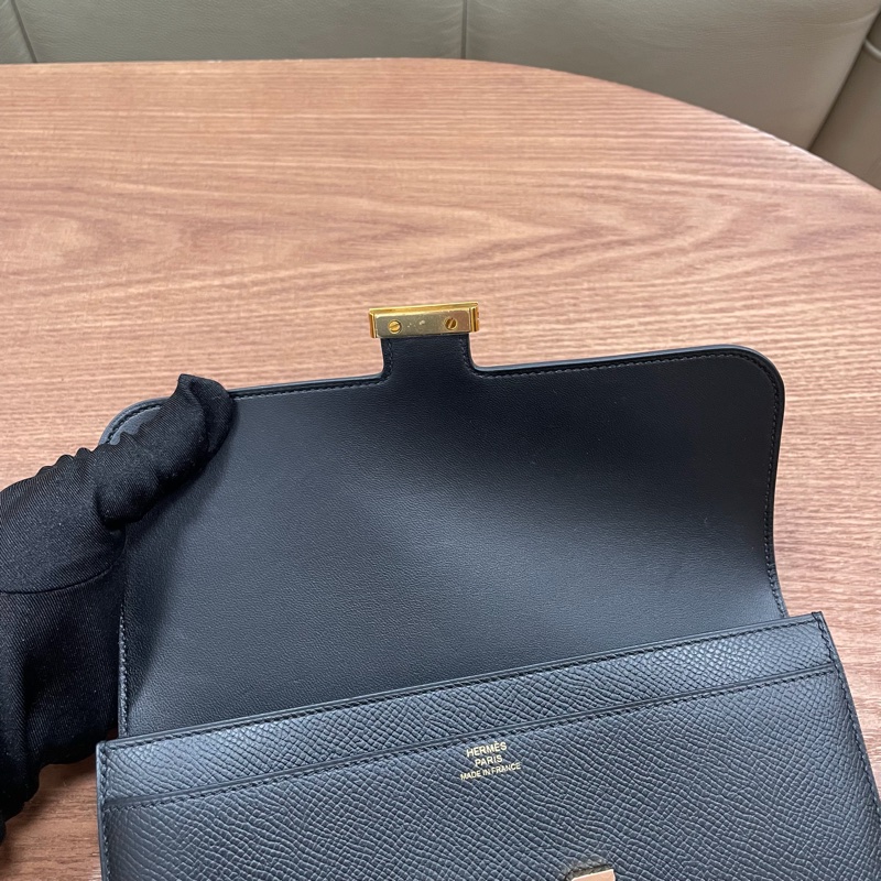 🌈Hermes🧡Constance Wallet長銀包🧡黑色玫瑰金扣🧡98.5新🌈Epsom皮🌟constancewallet🌟constance🌟愛馬仕🌟-6