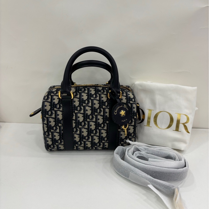 Dior迪奧 Groove20波士頓枕頭包手提單肩斜挎包 24編碼 全新-2