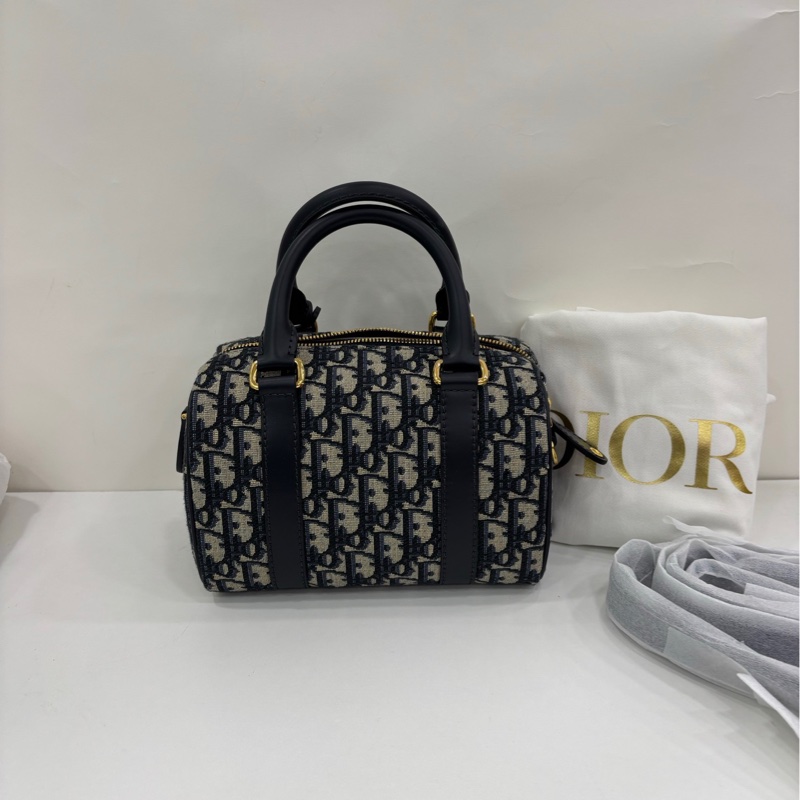 Dior迪奧 Groove20波士頓枕頭包手提單肩斜挎包 24編碼 全新-3