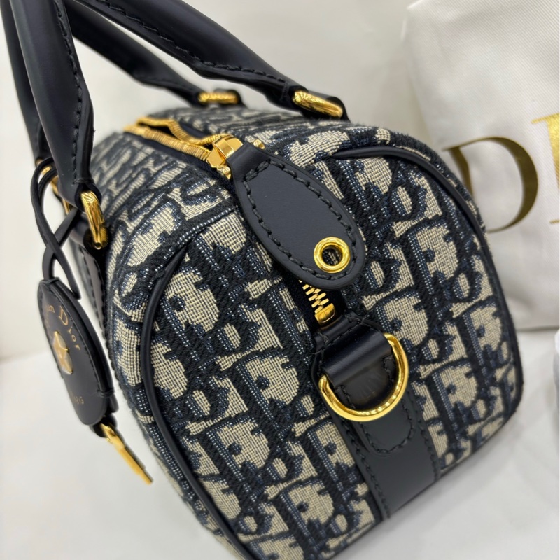 Dior迪奧 Groove20波士頓枕頭包手提單肩斜挎包 24編碼 全新-7