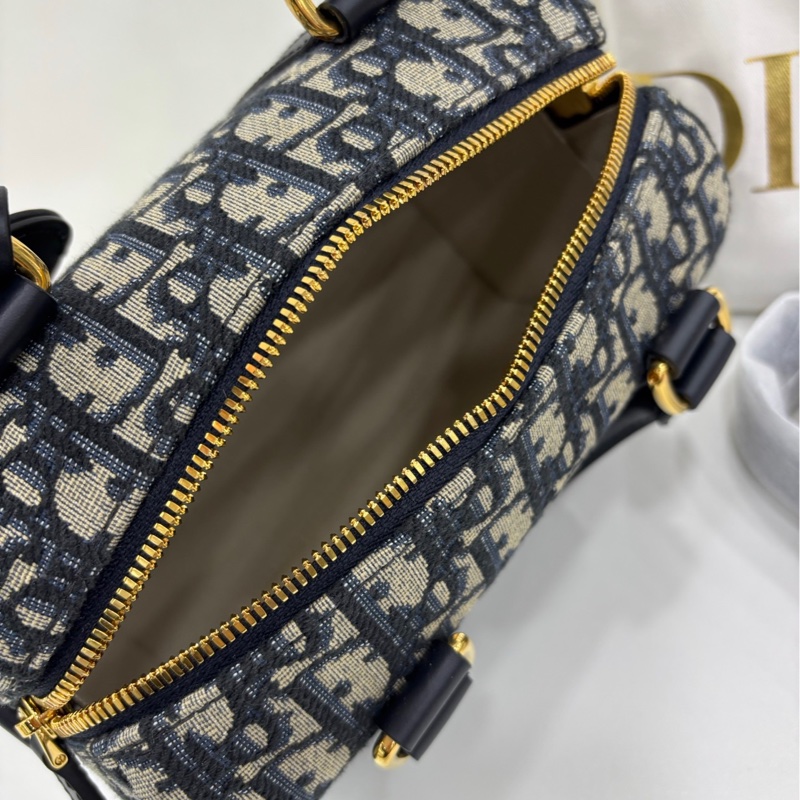Dior迪奧 Groove20波士頓枕頭包手提單肩斜挎包 24編碼 全新-8
