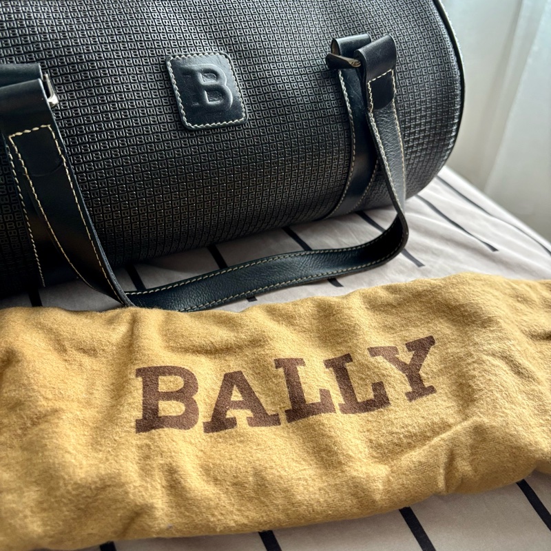 Bally滿版立體老花波士頓包（含品牌防塵袋）-10