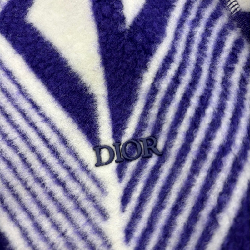 Dior 迪奧 紫色滿印CD雙面外套 XS碼-4