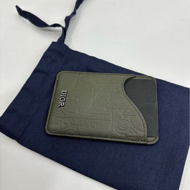 Dior迪奧磁吸卡包，卡夾，全新可以貼在手機背面-1