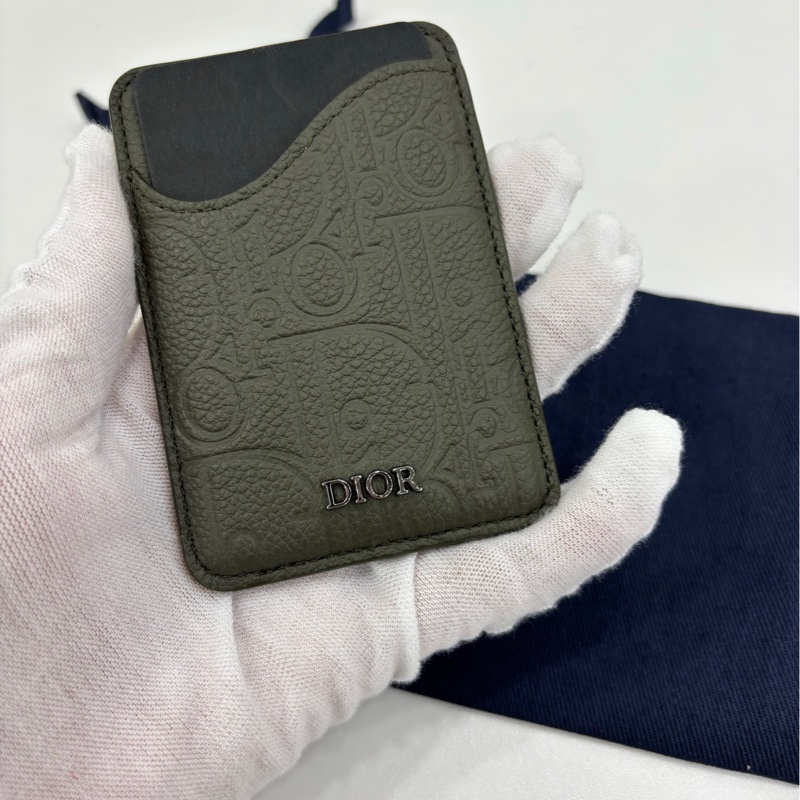 Dior迪奧磁吸卡包，卡夾，全新可以貼在手機背面-2