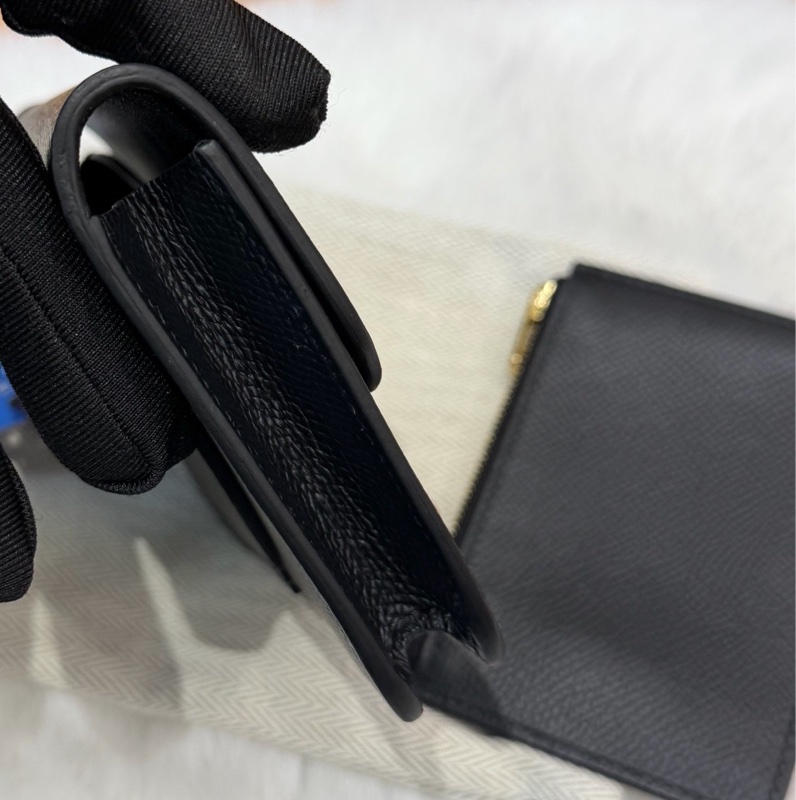 Hermes愛馬仕黑金康康slim epsom皮子母包 Z刻 有防塵袋。-4