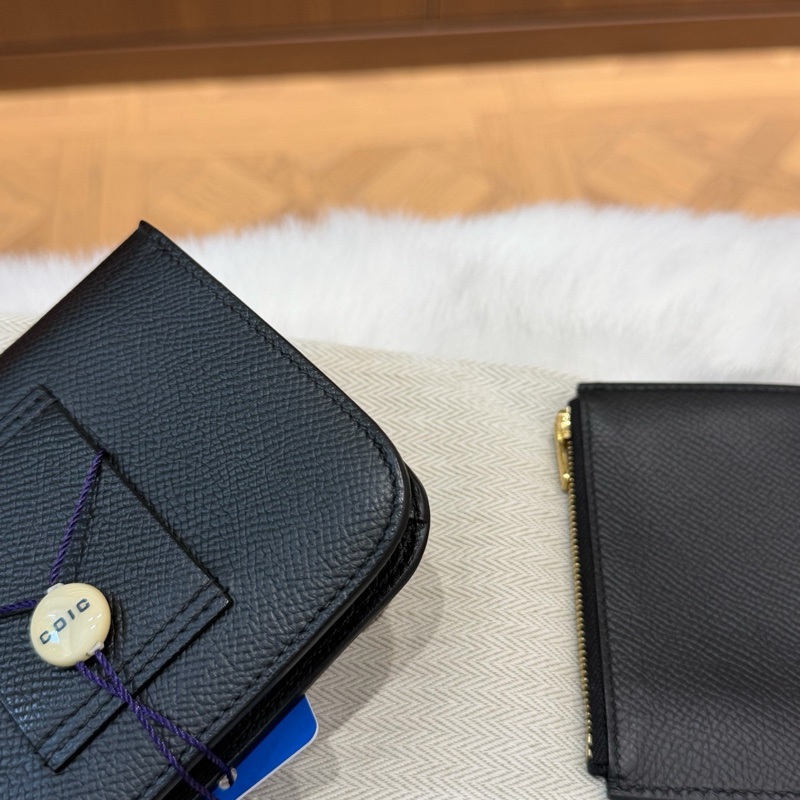 Hermes愛馬仕黑金康康slim epsom皮子母包 Z刻 有防塵袋。-7
