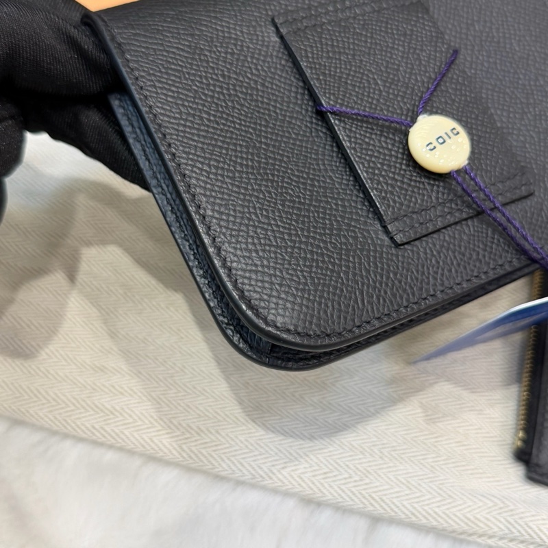 Hermes愛馬仕黑金康康slim epsom皮子母包 Z刻 有防塵袋。-8