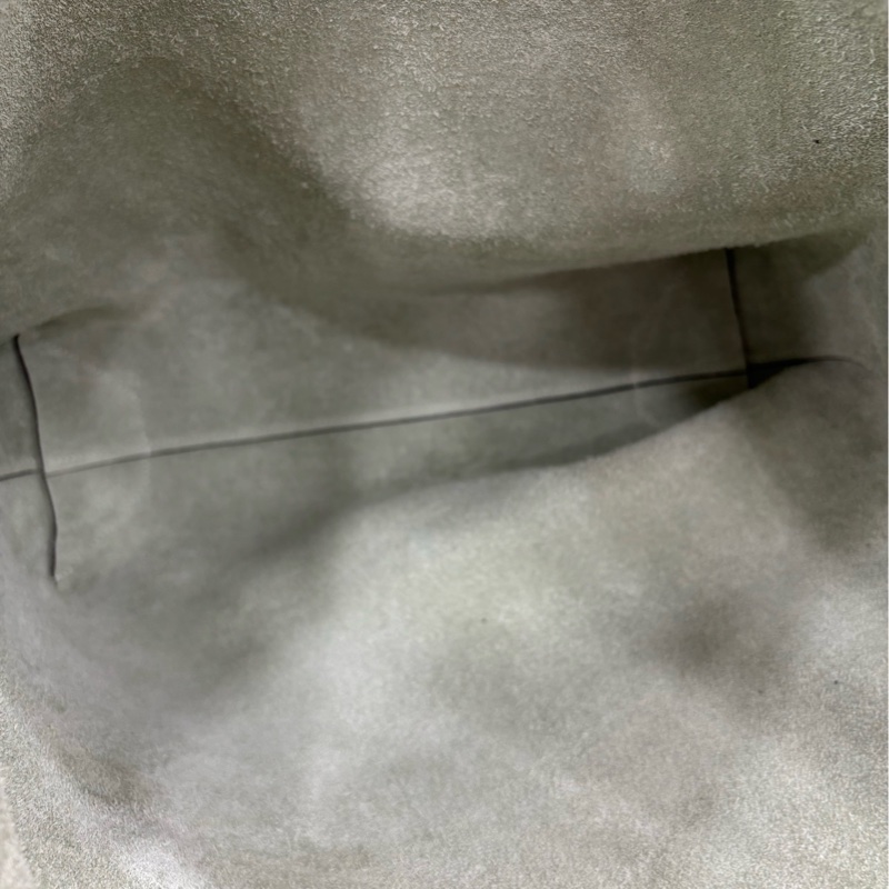 Hermes愛馬仕 Cabasellier 46 0W 冰晶灰 全皮托特包 長肩帶 B刻 閒置有單-9