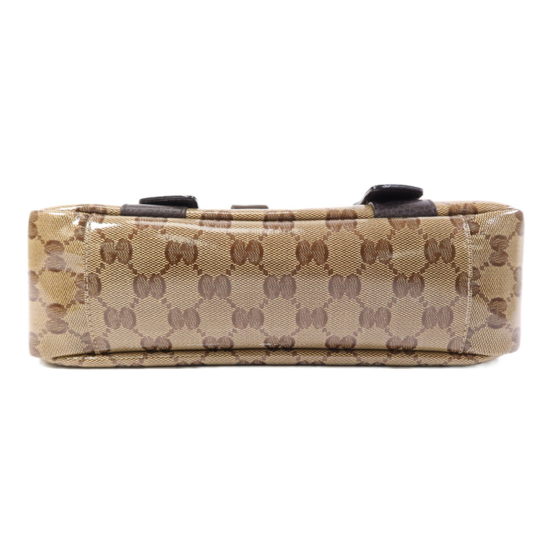 GUCCI PVC Diamante Mesher銀扣肩背袋-3