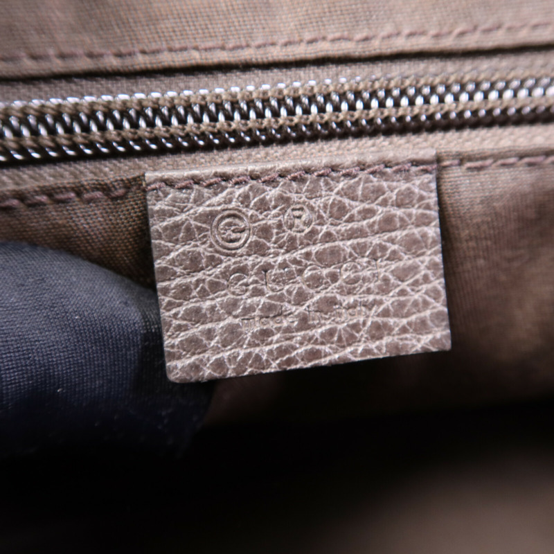 GUCCI PVC Diamante Mesher銀扣肩背袋-5