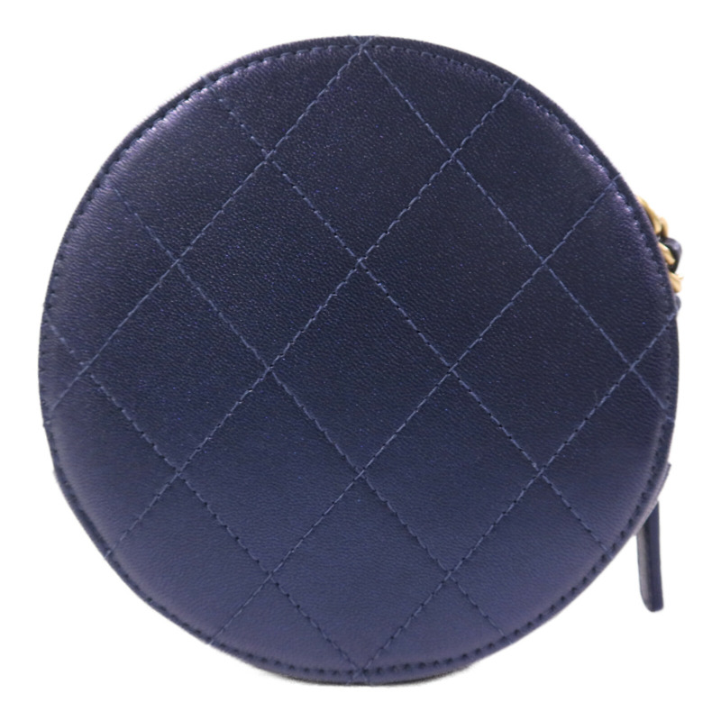 CHANEL 牛皮皮革Chain Shoulder Bag金扣鏈帶肩背袋-1
