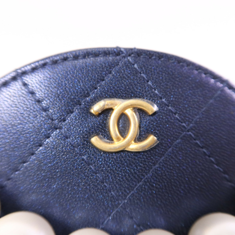 CHANEL 牛皮皮革Chain Shoulder Bag金扣鏈帶肩背袋-6
