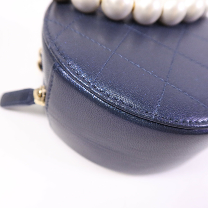 CHANEL 牛皮皮革Chain Shoulder Bag金扣鏈帶肩背袋-11