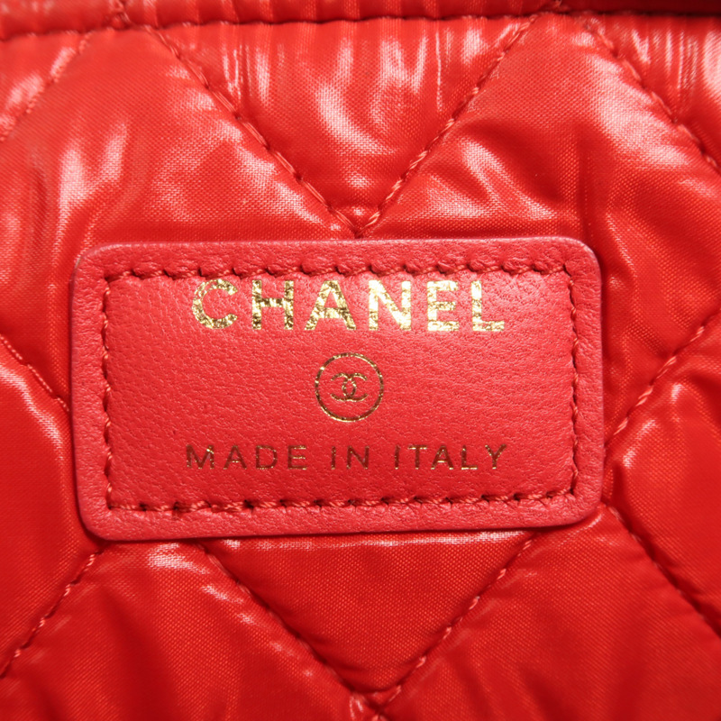 CHANEL 羊皮皮革Clutch金扣手拿包-5