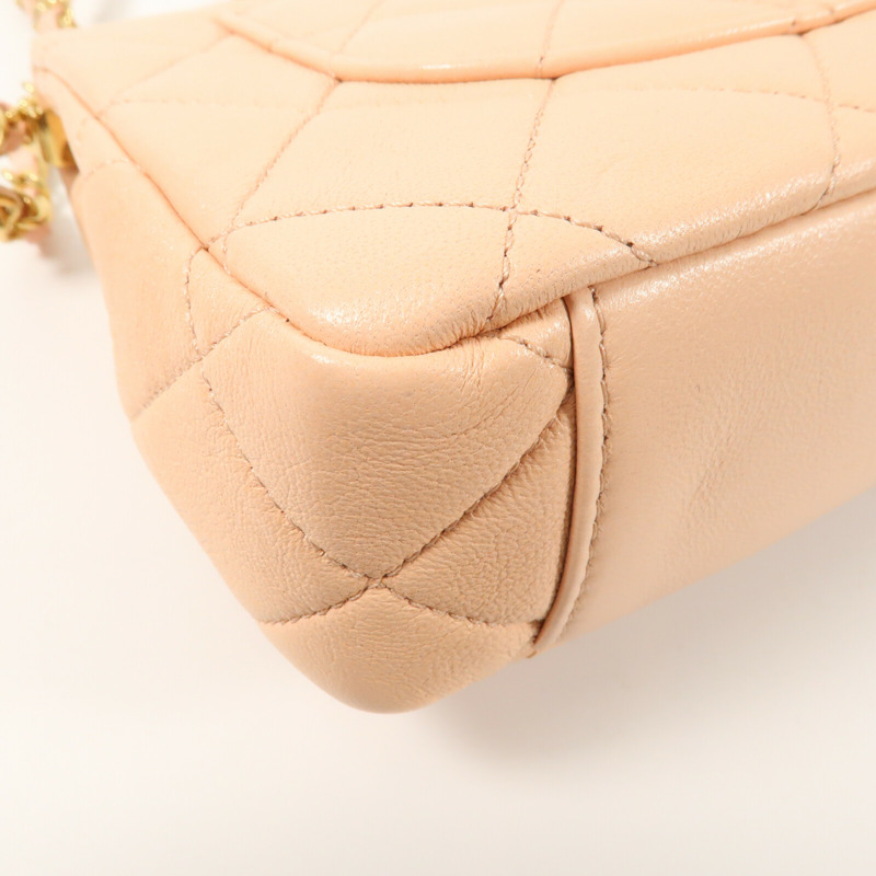 CHANEL 牛皮皮革CoCo Crush Handle Bag金扣鏈帶手挽肩背兩用袋-6