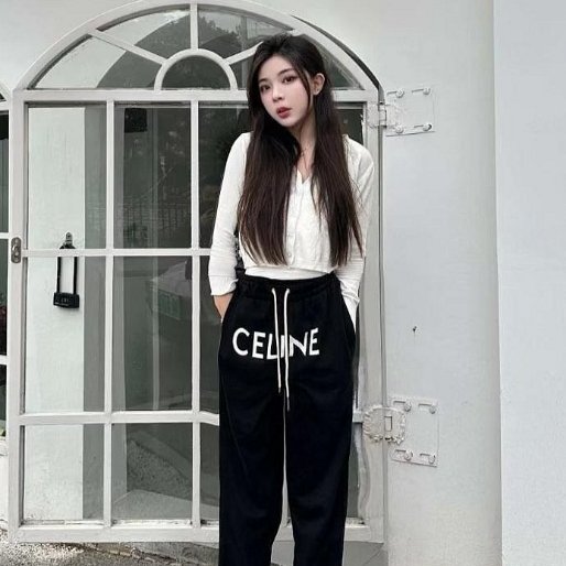 💎Han's house精品服飾💎 CELINE 棉長褲 現貨S M原價25000-0