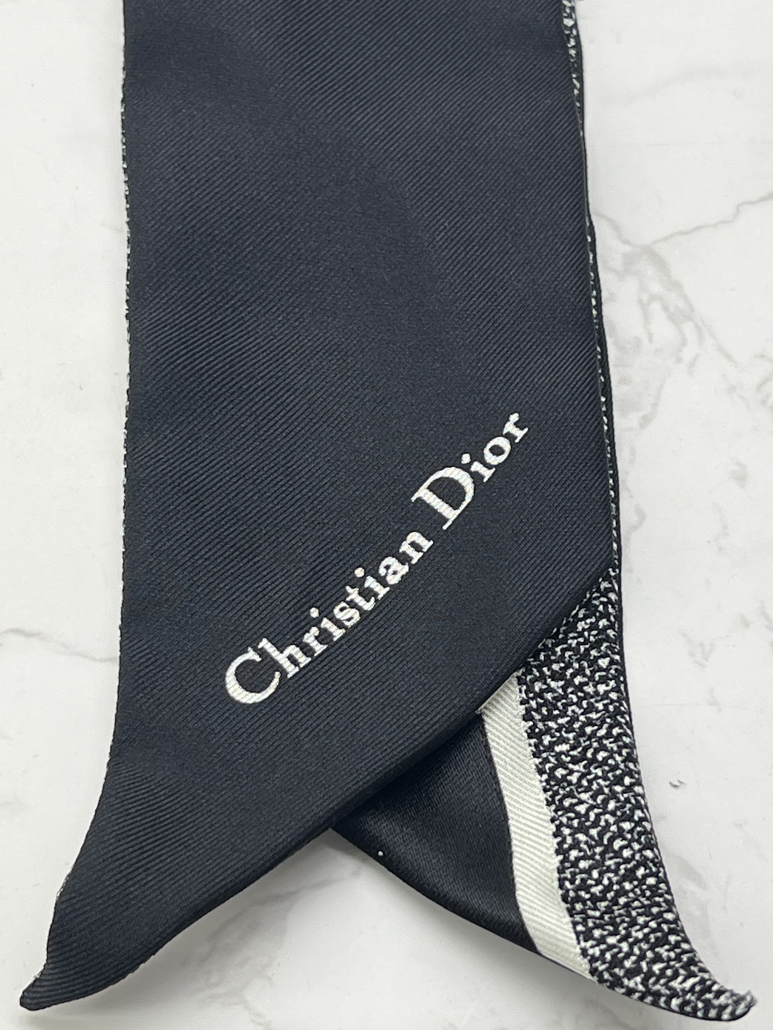 香緹國際精品 Dior 千鳥格 絲巾 996-3