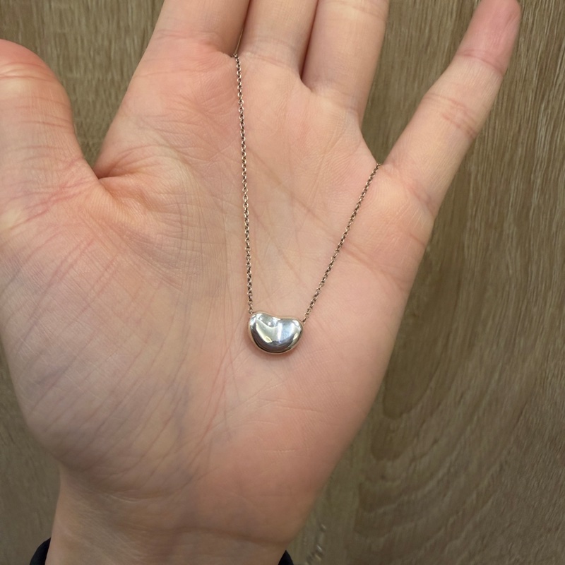 Tiffany 925銀相思豆項鏈-1