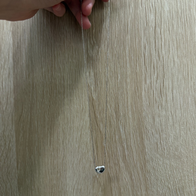 Tiffany 925銀相思豆項鏈-5