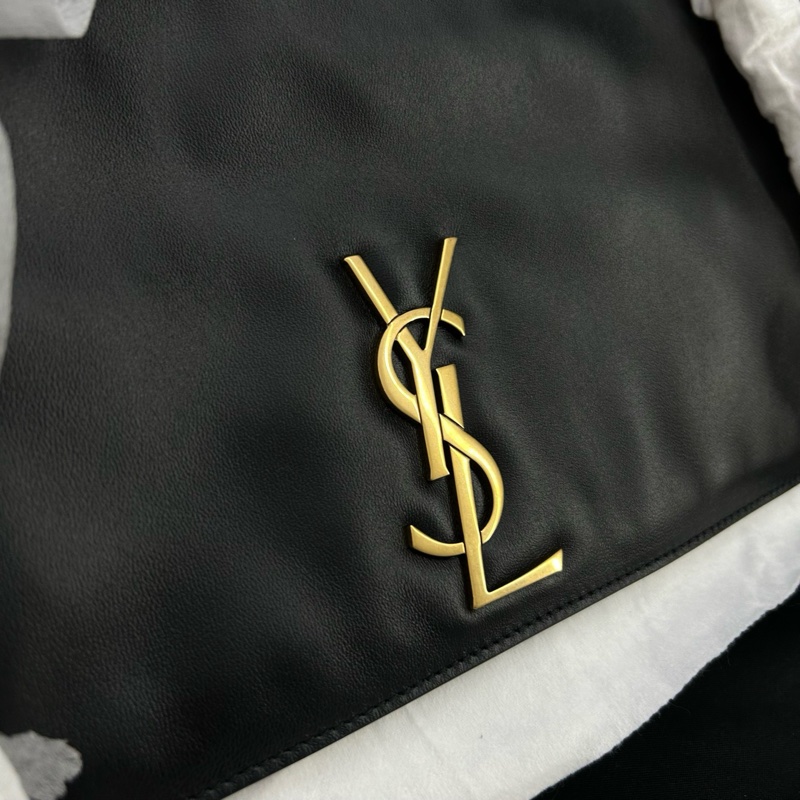 99新 YSL聖羅蘭 黑金雙麵包Kate 麂皮拼皮 24年編碼 尺寸28x19x5 附件：防塵袋-5