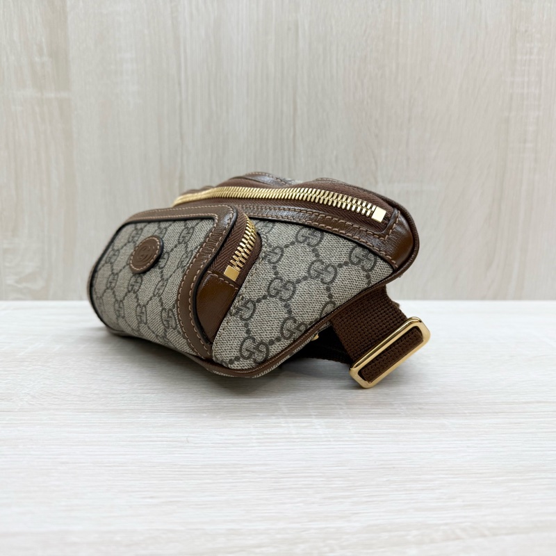 GUCCI 原花滿版LOGO腰包682933-3