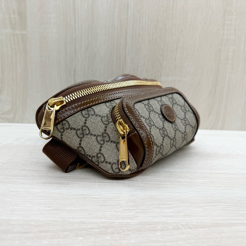 GUCCI 原花滿版LOGO腰包682933-4