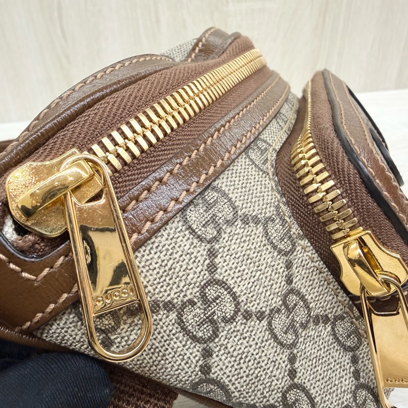 GUCCI 原花滿版LOGO腰包682933-10