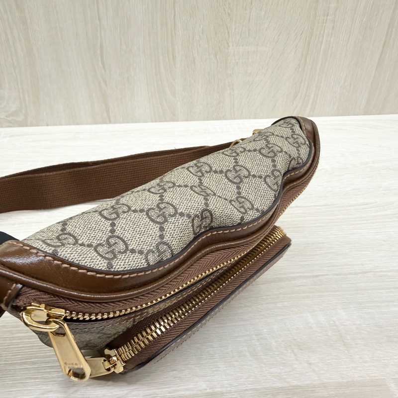GUCCI 原花滿版LOGO腰包682933-11
