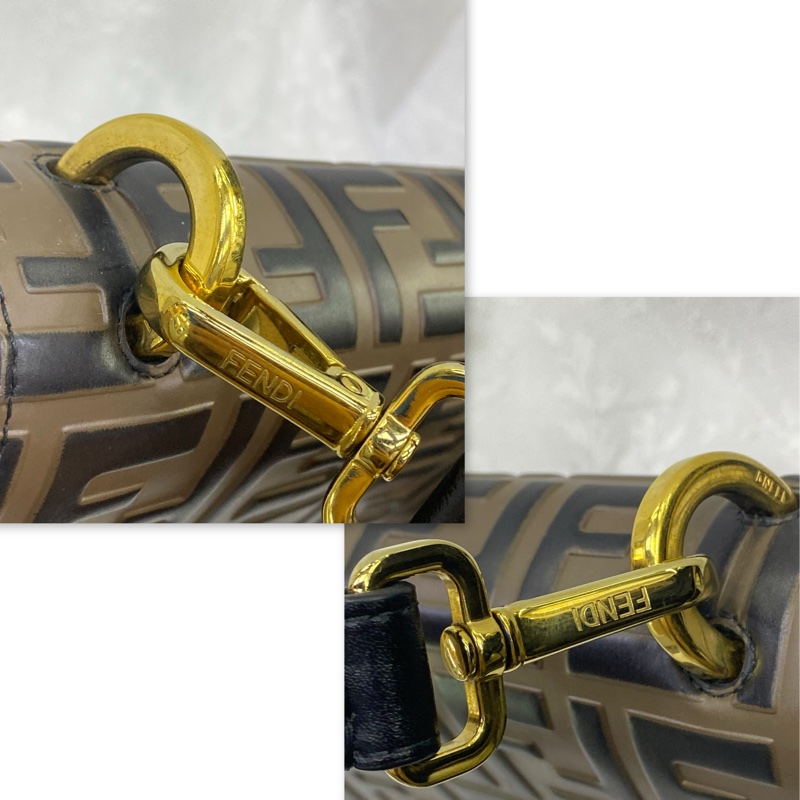 FENDI Kan U 小牛皮肩背包-9