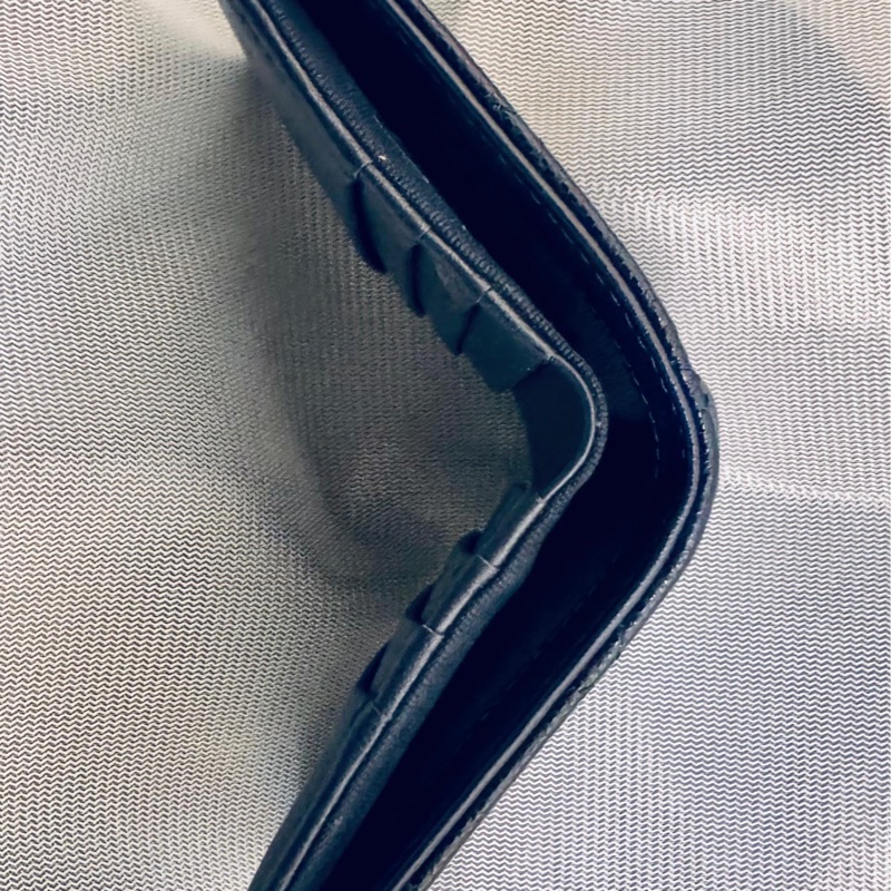 Chanel Wallet 金色CC Logo 摺短銀包藍色AP4806-5