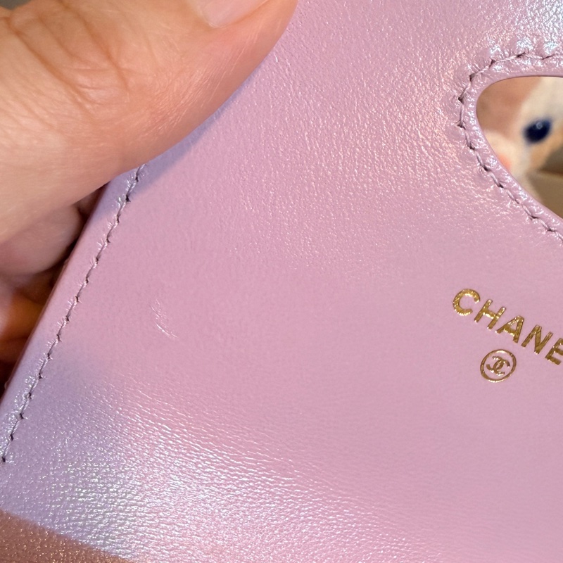 Chanel 夢幻淡紫 31 卡包 全新 台灣專櫃-5