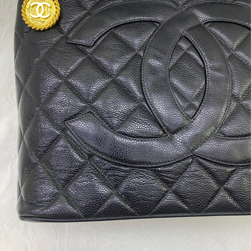 Chanel Matelasse Caviar Skin 托特包-4