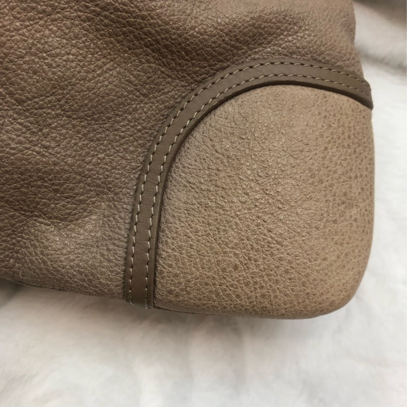 Chanel 奶茶淺啡 牛皮 大Tote IA625-11