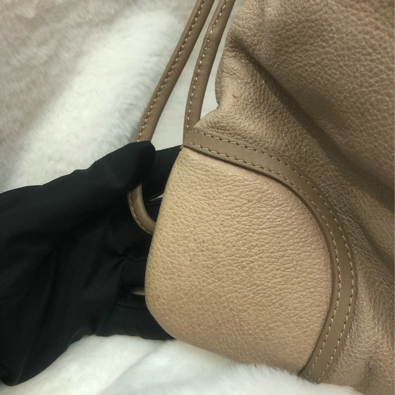 Chanel 奶茶淺啡 牛皮 大Tote IA625-13