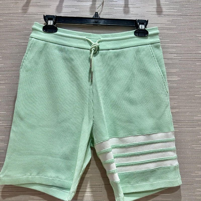 💎Han's house精品服飾💎THOM BROWNE TB 華夫格 針織 立體4杆 短褲 日本製 現38/42 原價32300-0