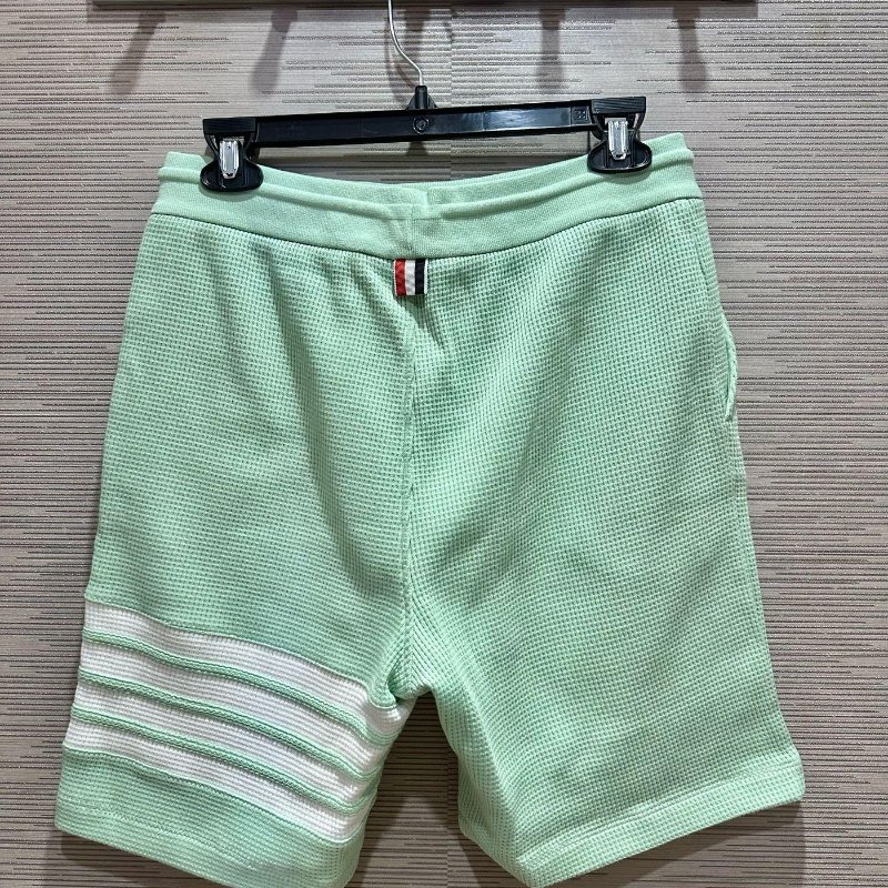 💎Han's house精品服飾💎THOM BROWNE TB 華夫格 針織 立體4杆 短褲 日本製 現38/42 原價32300-1