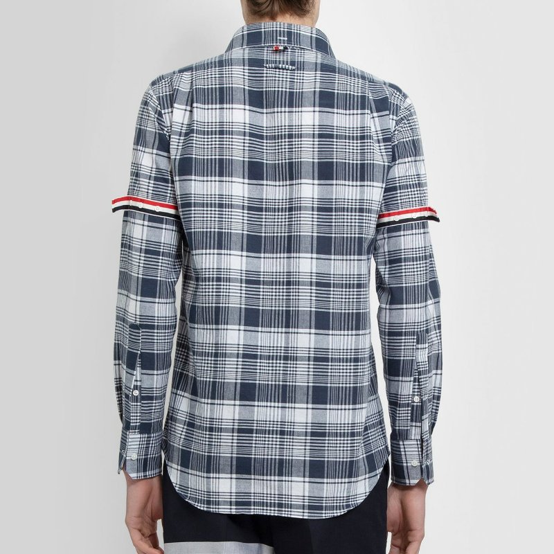 💎Han's house精品服飾💎THOM BROWNE TB 厚 長袖 襯衫 貨3原價34000-4