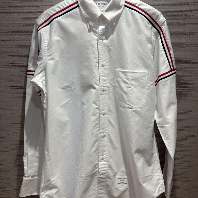 💎Han's house精品服飾💎 THOM BROWNE TB 長袖 襯衫 義大利製 現貨4 原價16700-1