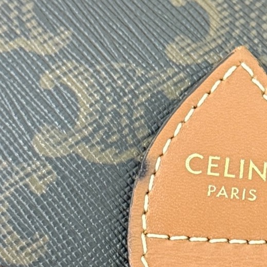 celine 賽琳 老花 馬鞍包 中號馬鞍包 老花凱旋門標誌-10