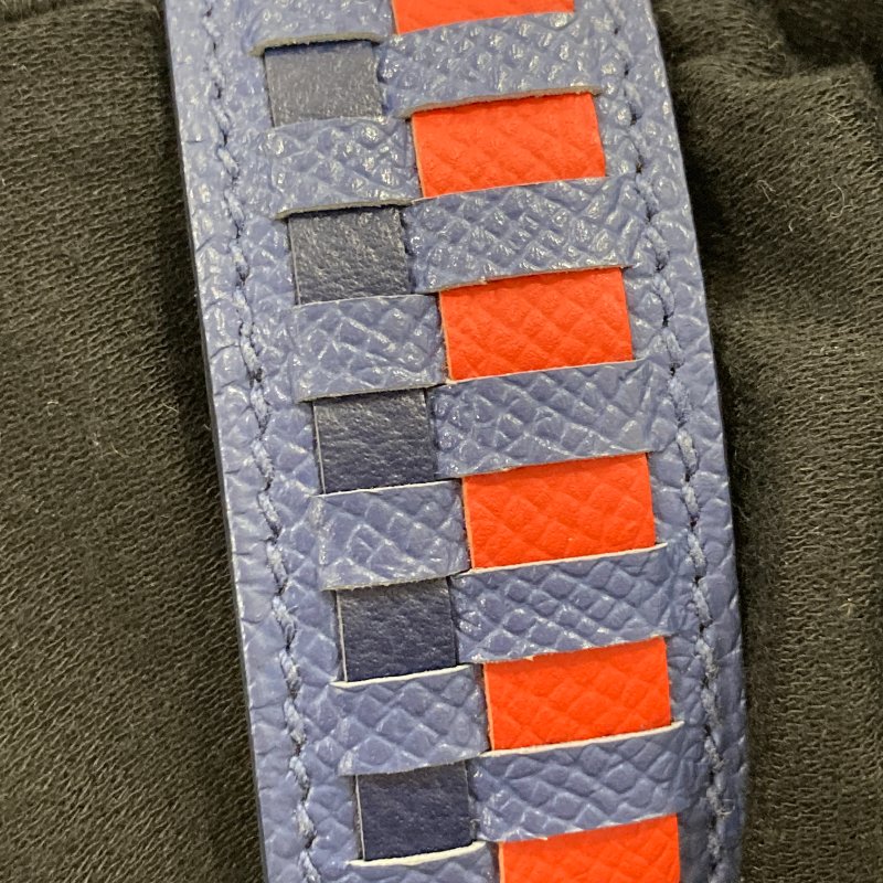 HERMES 愛馬仕 Lindy 26 手提包 牛皮 藍色 銀釦-15
